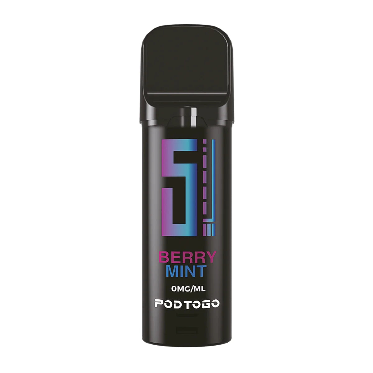 5EL - PODTOGO - Berry Mint 0mg - Beeren Minze Liquid
